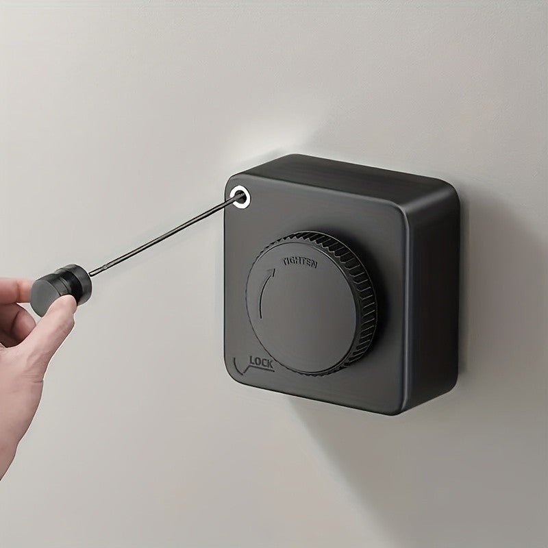 Tendedero de Ropa para Interiores y Exteriores, Retráctil y con Almacenamiento O