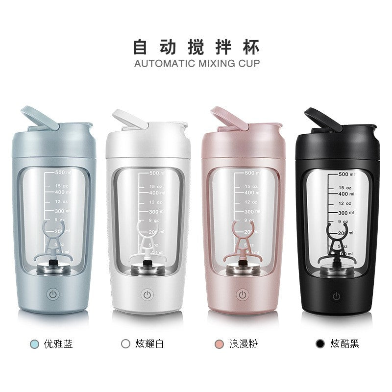 Vaso Mezclador Eléctrico Automático de 500 ml para Proteína en Polvo, Botella Me