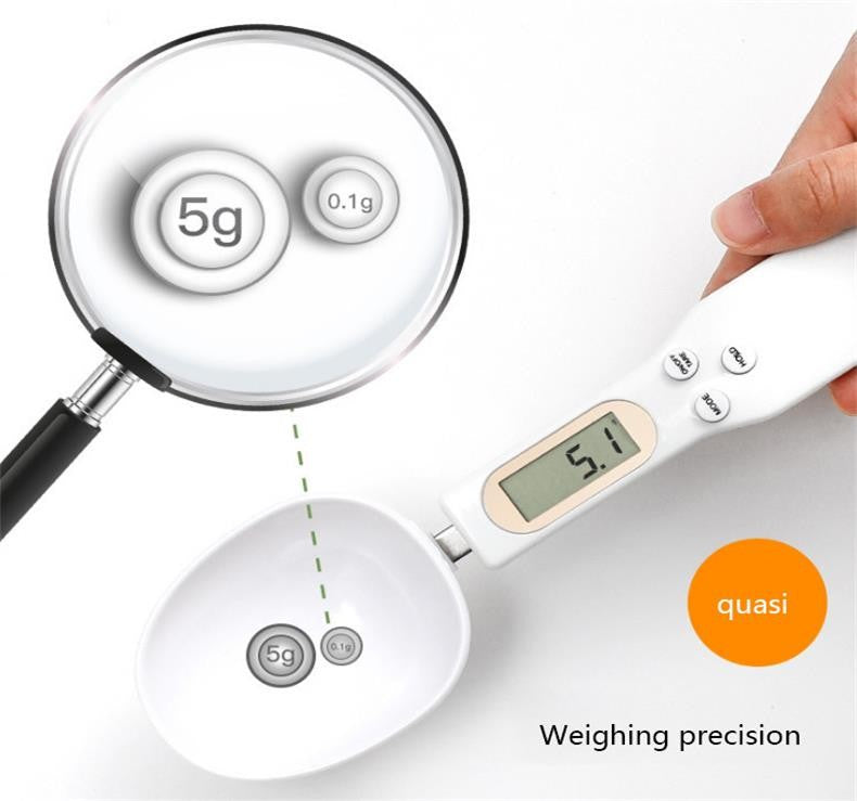 Báscula electrónica de cocina, cuchara de pesaje, báscula de café en polvo, básc