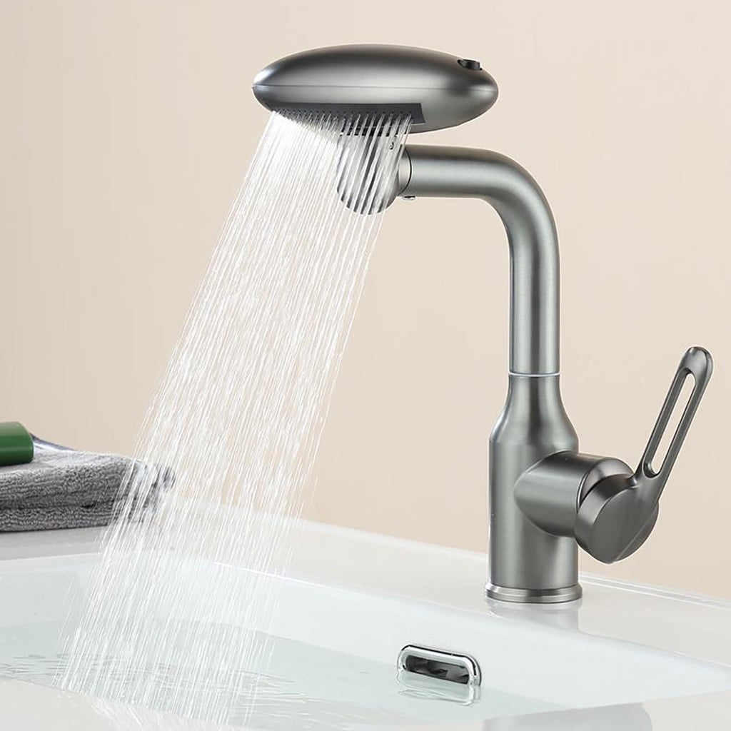 Multifunctional Waterfall Basin Faucet, 4-Spray Modes with Ou