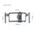 Estabilizador Universal Metálico para Teléfono con Agarre y Soporte para iPhone